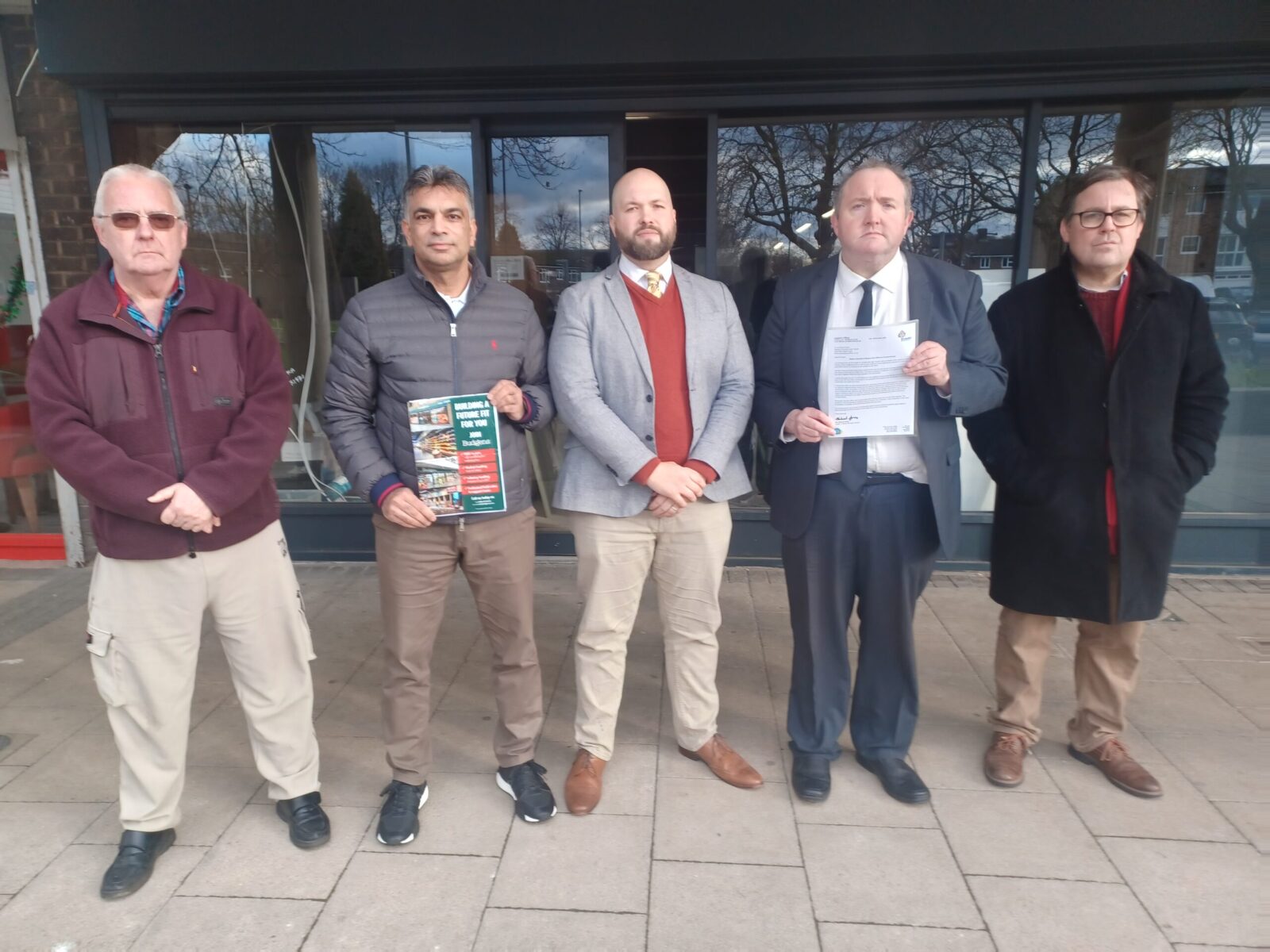 Councillors, Campaigners and MP calling on the Post Office